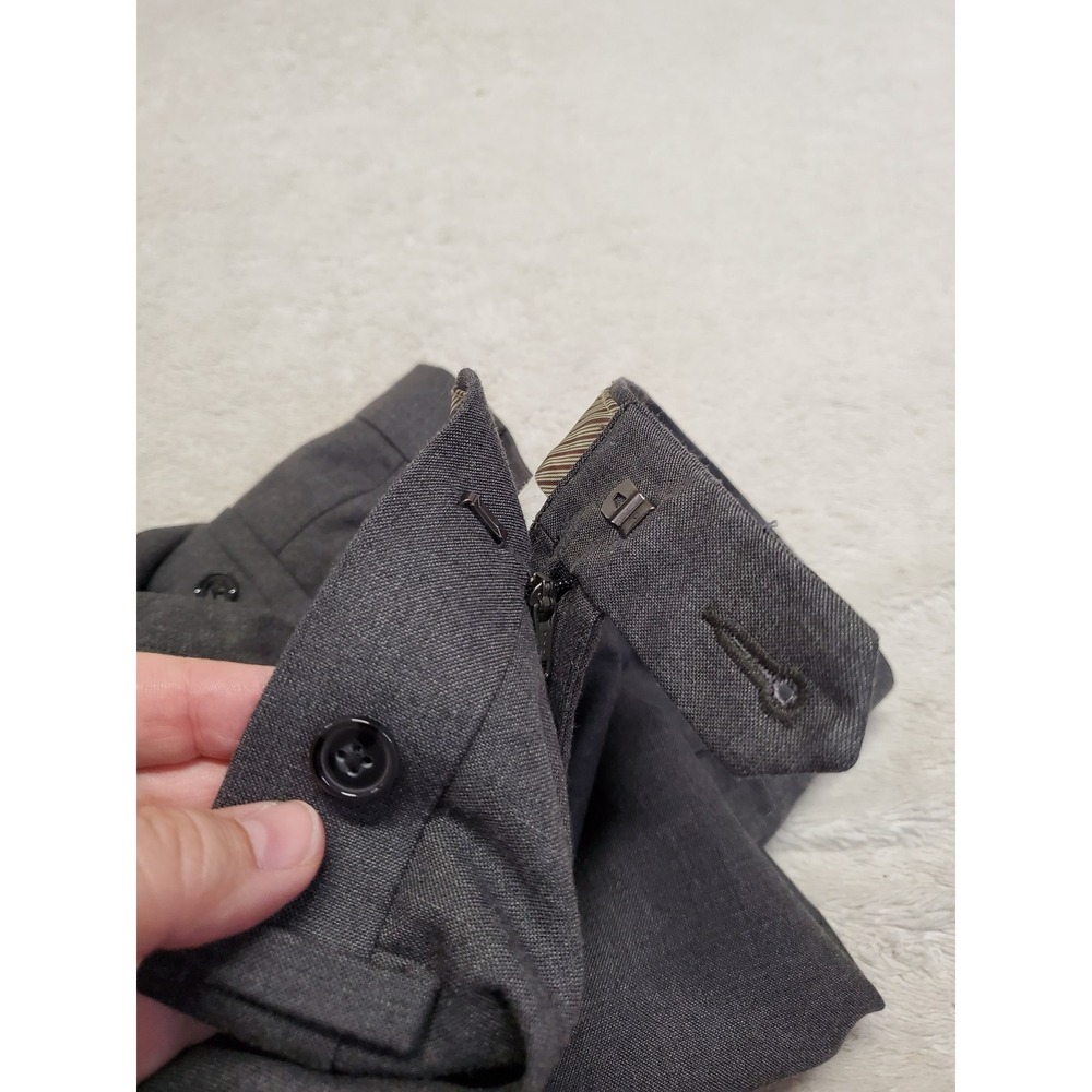 Lauren Ralph Lauren Gray Trousers Dress Pants Men 38x30 Office Classic Academia - Picture 2 of 5